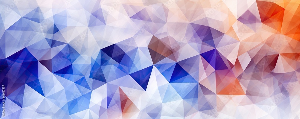 free photos purple to orange gradient triangle abstract background.Generative AI