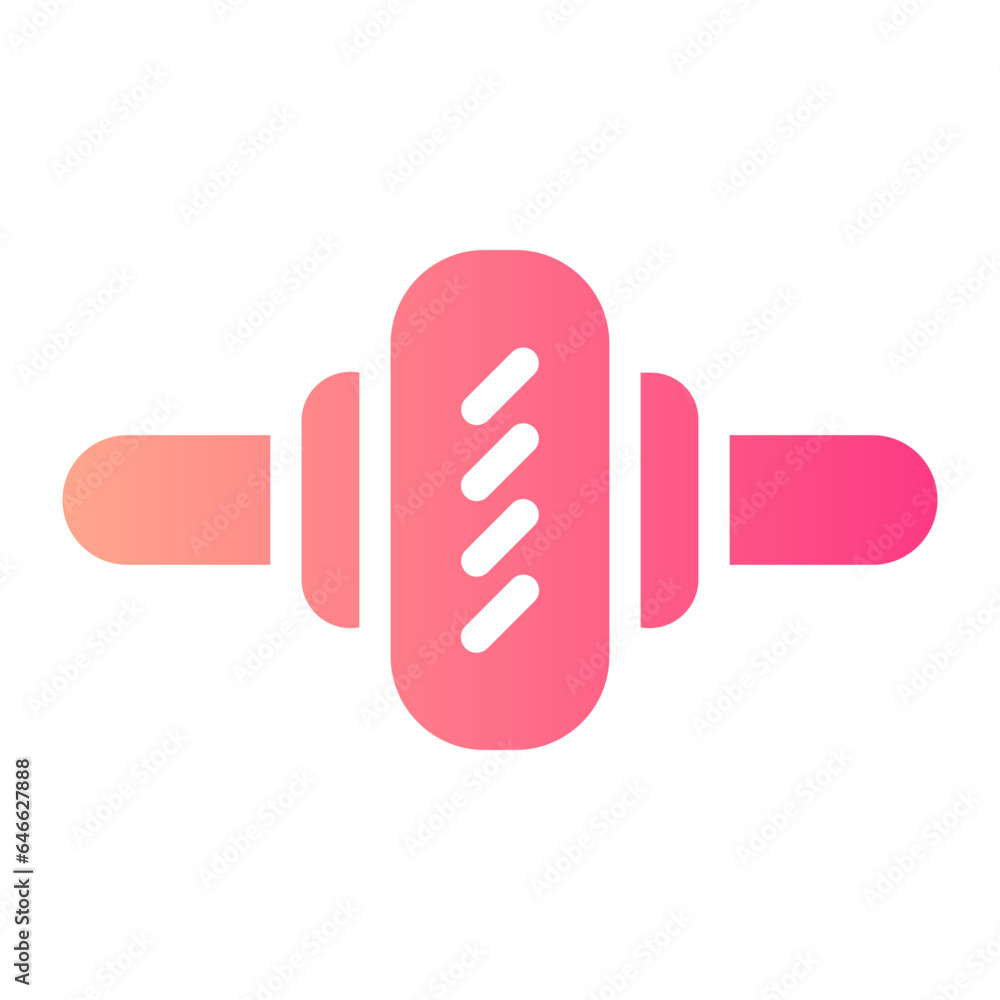 Fototapeta premium roller gradient icon