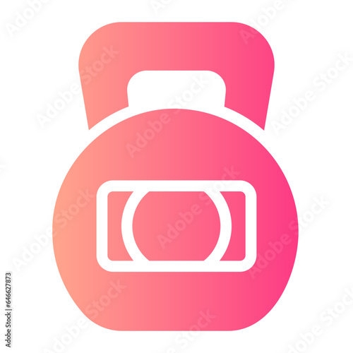 kettlebell gradient icon