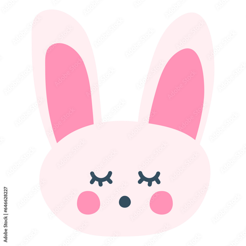 Fototapeta premium Cute Rabbit Face