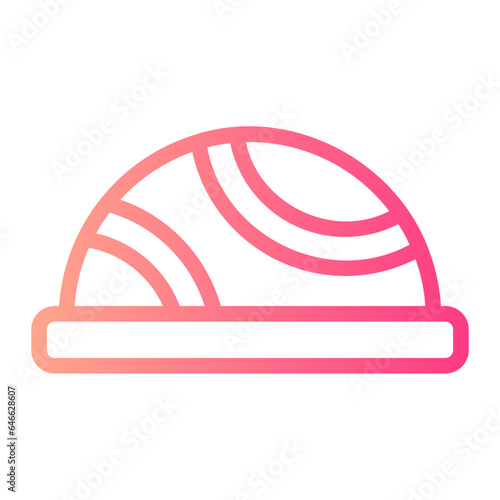 balance ball gradient icon