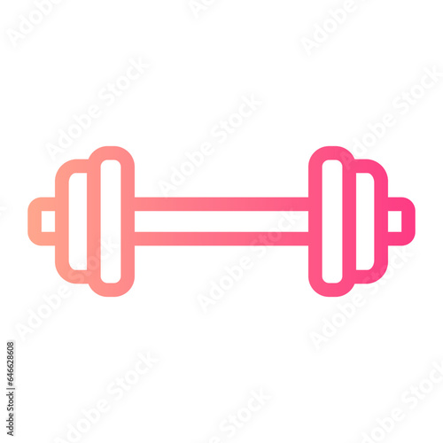 barbell gradient icon