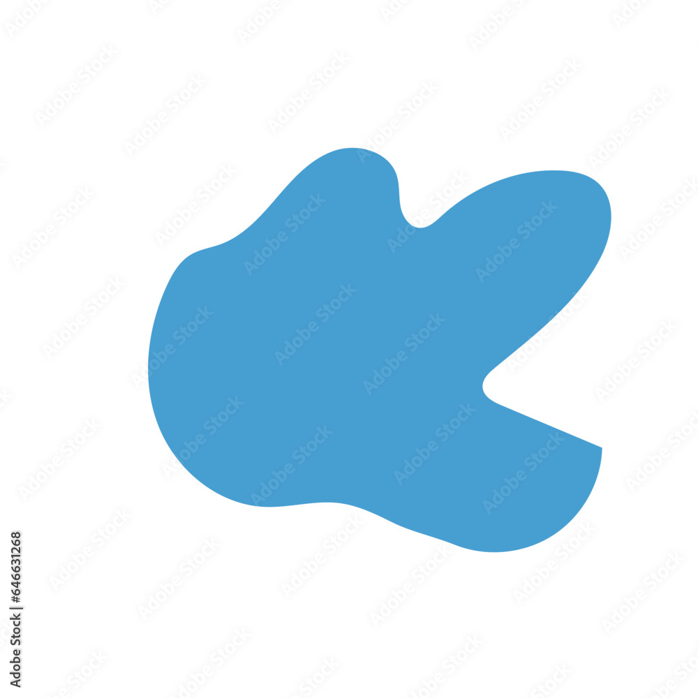 Blue abstract shapes vector Blue abstract shapes vector