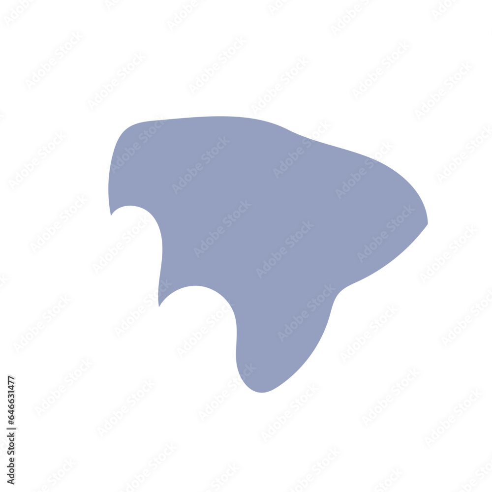 Blue abstract shapes vector 