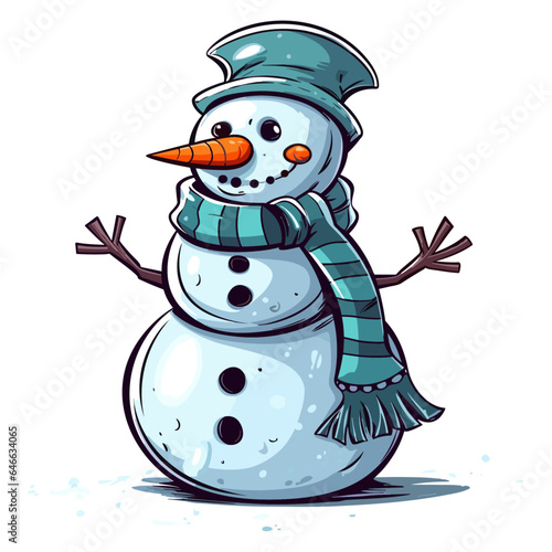 Snowman vector illustration