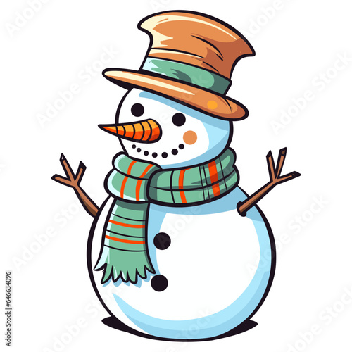 Snowman vector illustration