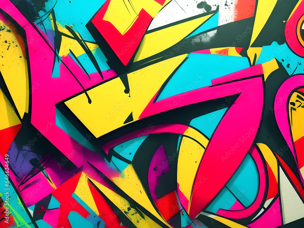 graffiti wall abstract background Generative AI graffiti wall abstract background Generative AI