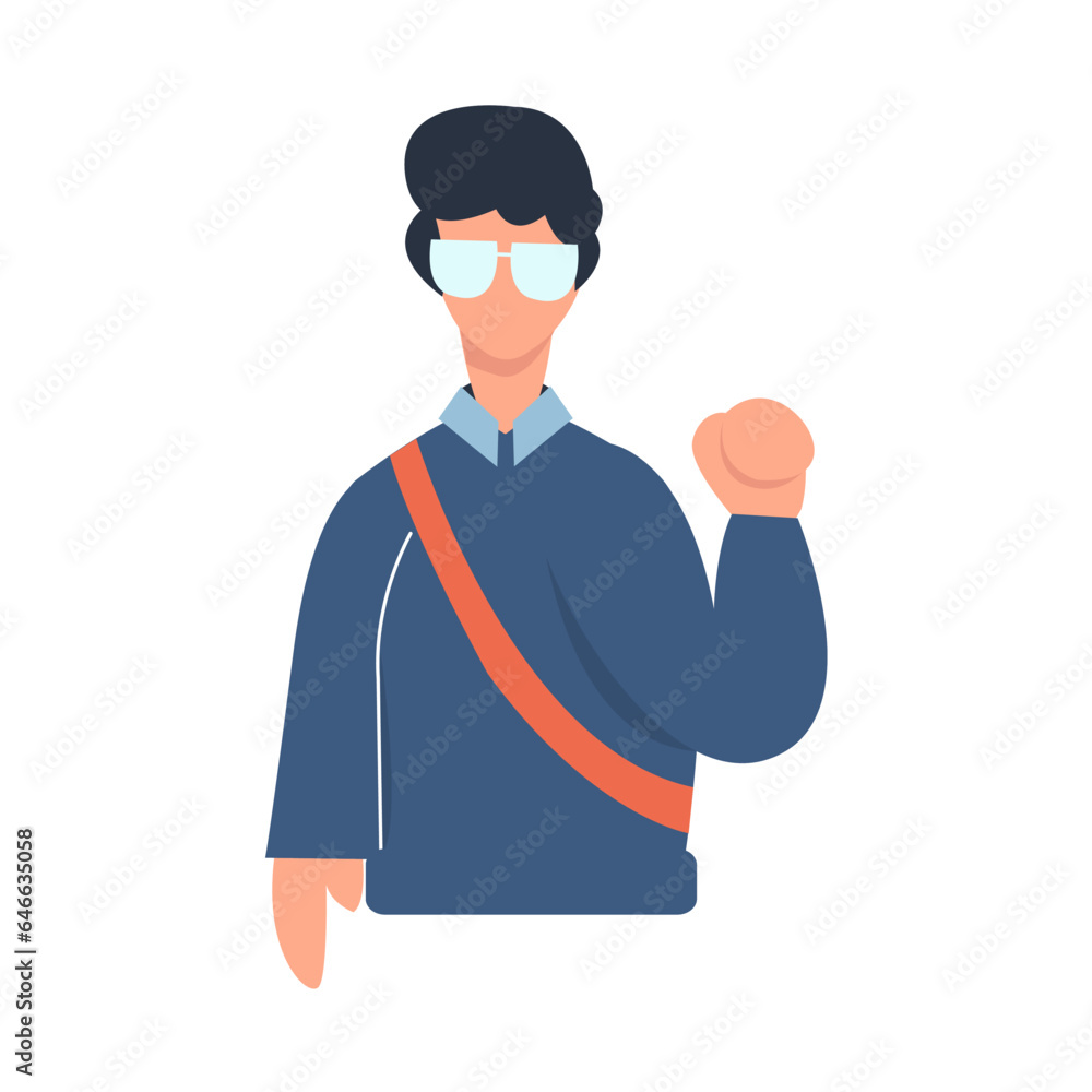 student of professions character outline Icons student of professions character outline Icons