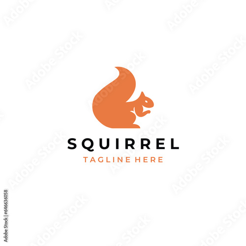 Squirrel logo illustration
