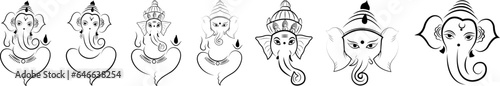 Ganpati illustration for Ganesh Chaturthi festival