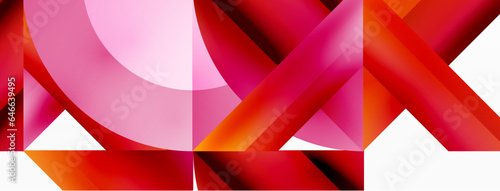 Minimalist marvel - squares and circles unite in harmonious geometry. Muted tones weave serene backdrop where structured tiles form dance of timeless elegance, epitomizing modern simplicity