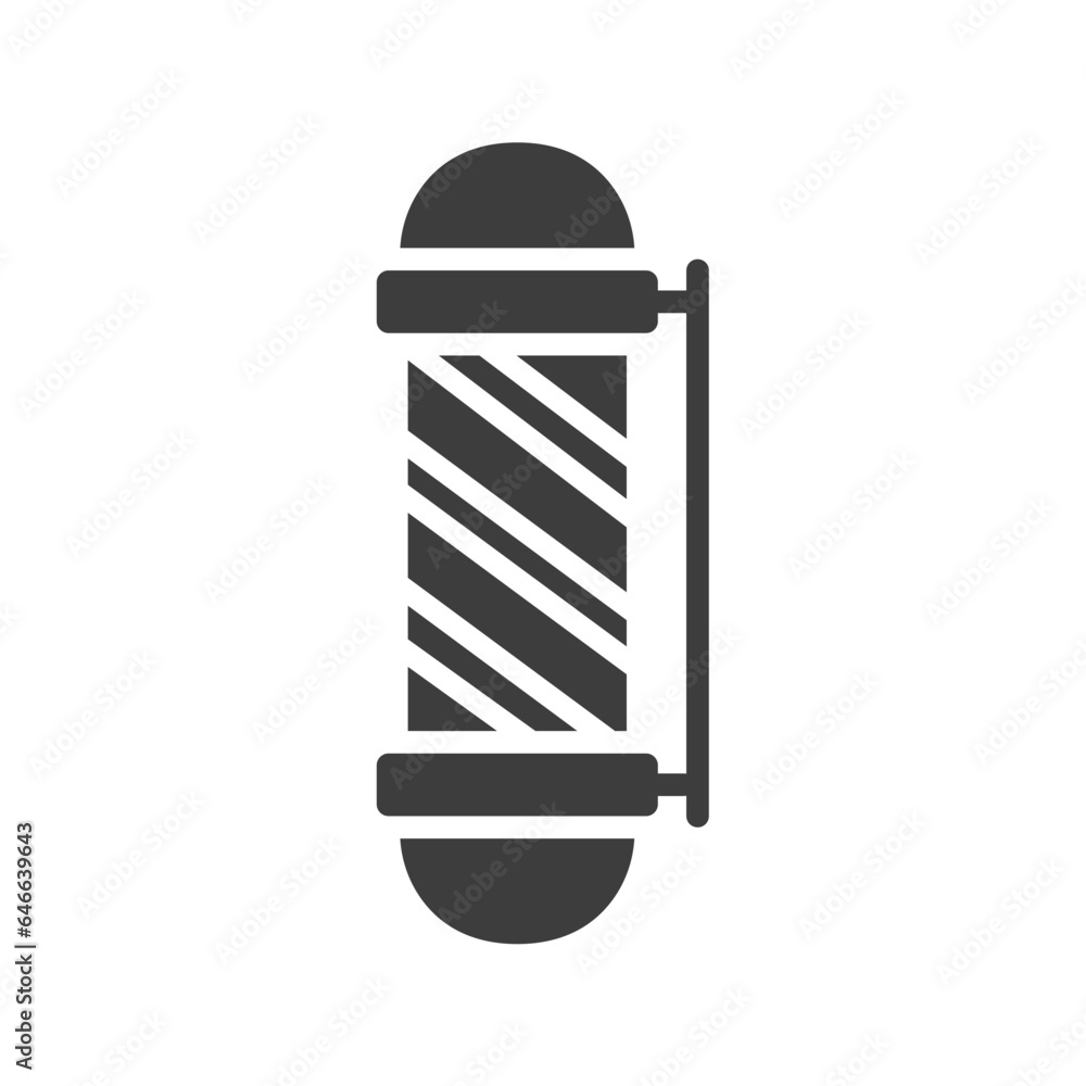 barber pole icon design vector template barber pole icon design vector template