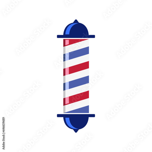 barber pole icon design vector template