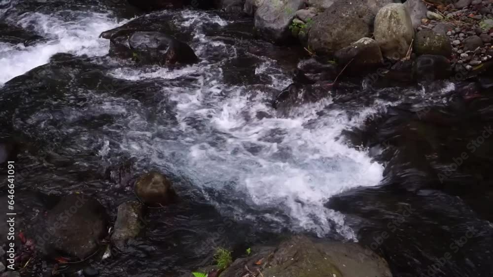 Fast flowing river water. Fast flowing river water.