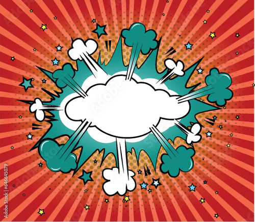 comic bubble speeches. Excuse replica and cloud of dust