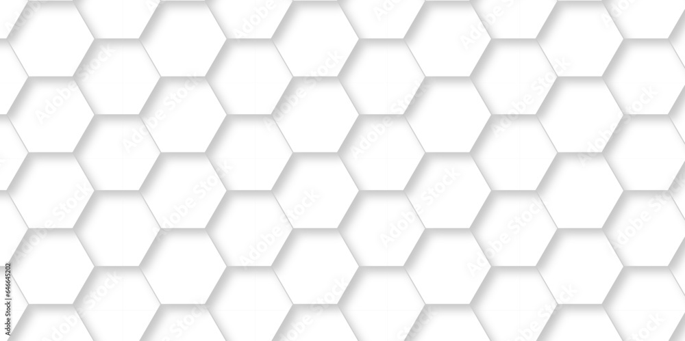 Seamless pattern with hexagons White Hexagonal Background. Computer digital drawing, background with hexagons, abstract background. 3D Futuristic abstract honeycomb mosaic white background. geometric. Seamless pattern with hexagons White Hexagonal Background. Computer digital drawing, background with hexagons, abstract background. 3D Futuristic abstract honeycomb mosaic white background. geometric.