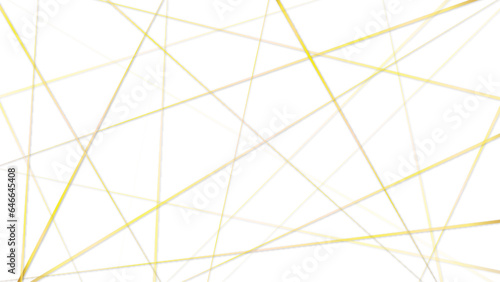 A golden abstract luxury geometric random chaotic lines with many squares and triangles shape background.