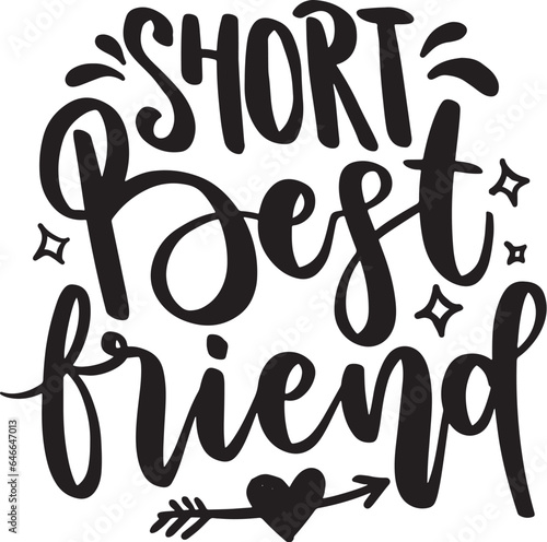 Friendship SVG Design, Besties Friends Quotes, Typography T-Shirt Design Vector, Isolated On White Background