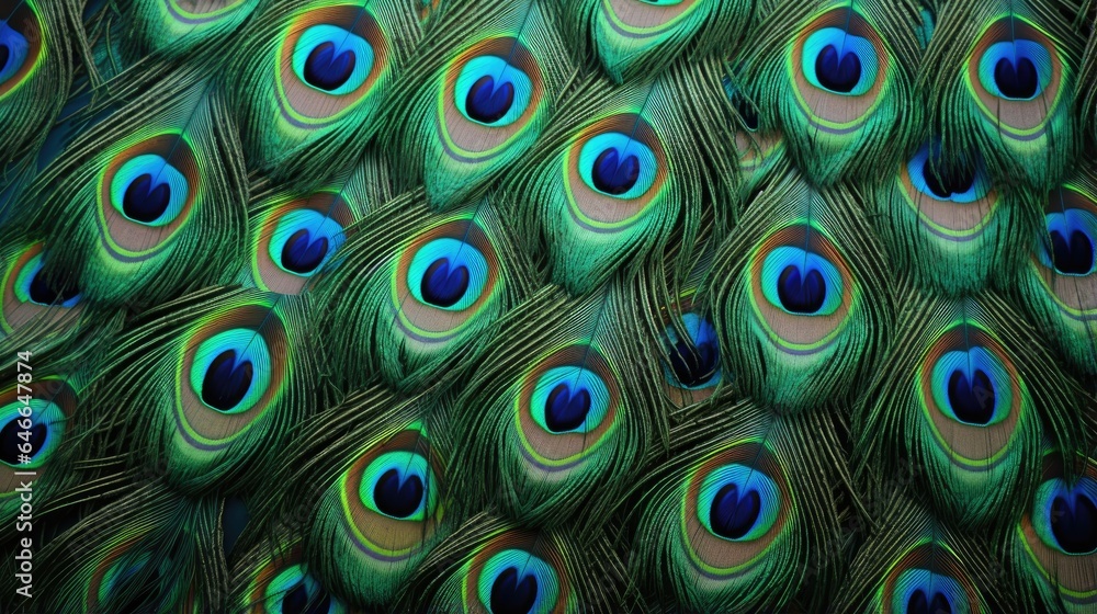 Obraz premium peacock feather background 