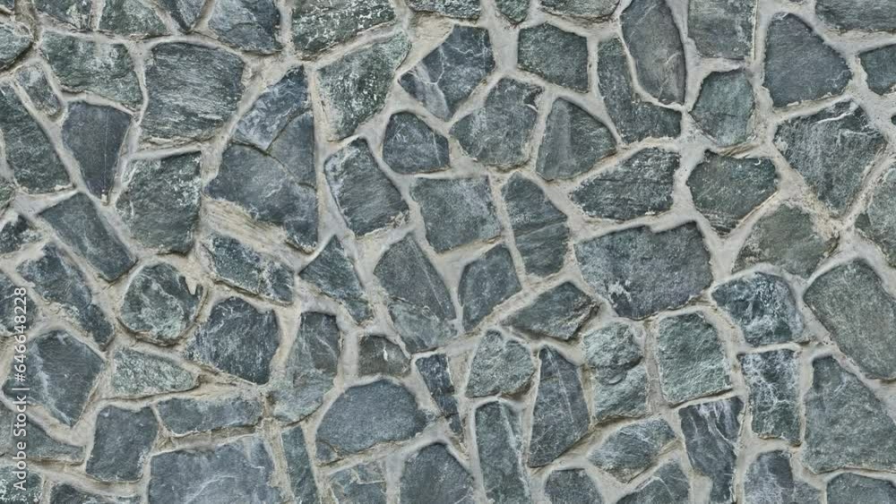 Closeup view of coble stone material. video animation Closeup view of coble stone material. video animation