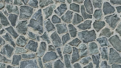 Closeup view of coble stone material. video animation photo
