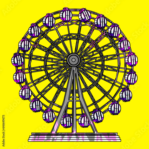 観覧車（Ferris wheel）(ai)
