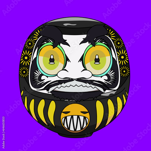 カラフルだるま（colorful Daruma）(ai)