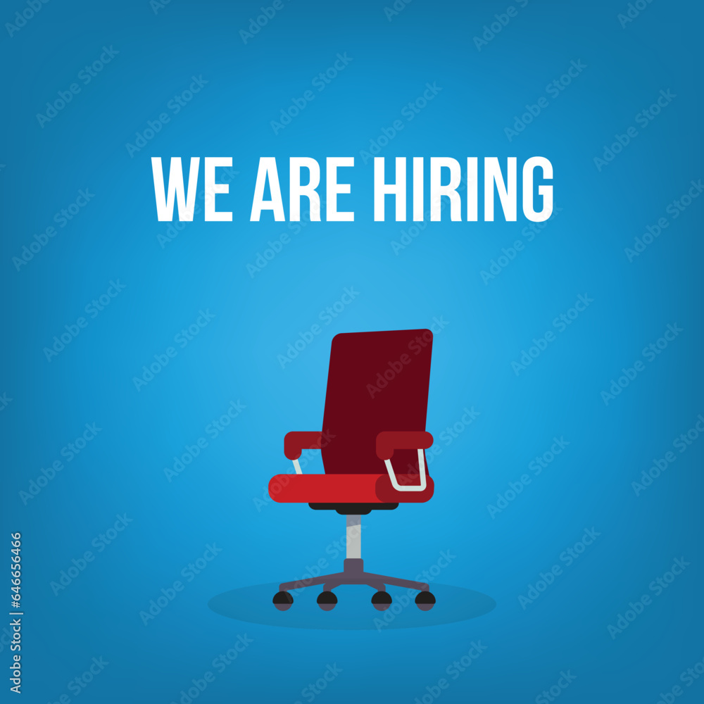 We are hiring We are hiring