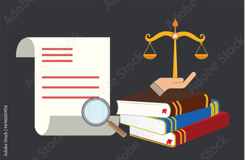 Set of Justice law Icons 