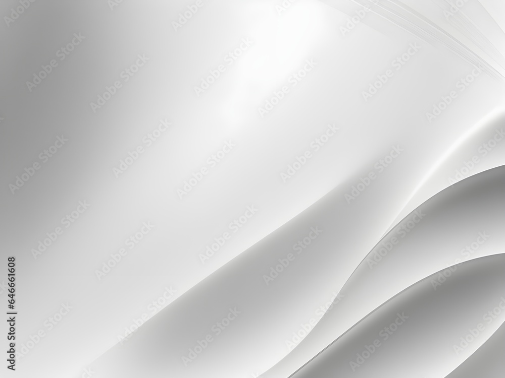 Luxury modern abstract wavy white background. For advertising products, web design, banners, wallpaper templates, etc.