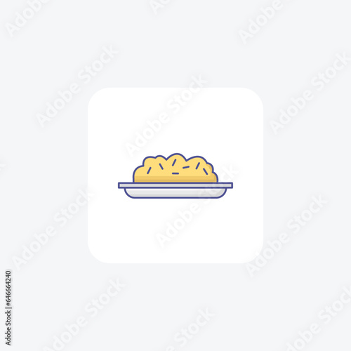 Local Cuisine Outline Fill Icon Travel And Tour Icon, Tourism Icon, Exploring World Icons