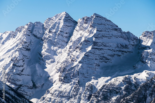 Maroon Bells From Aspen Highlands