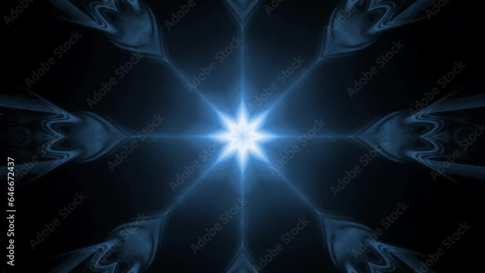 Mandala Kaleidoscope Loop Motion Background, Diwali days, meditation, disco light Mandala Kaleidoscope Loop Motion Background, Diwali days, meditation, disco light