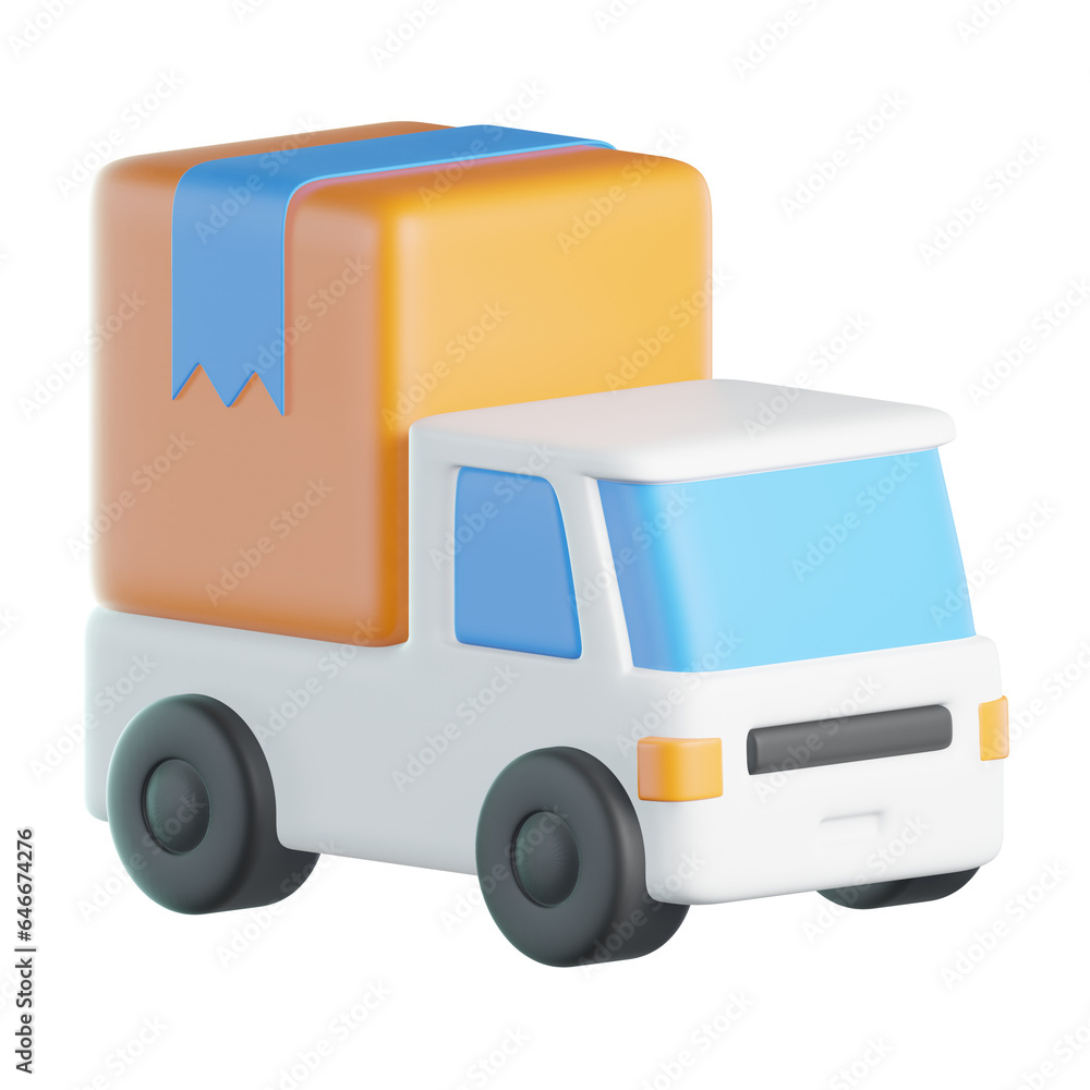 E-Commerce Online Shop 3D Delivery E-Commerce Online Shop 3D Delivery