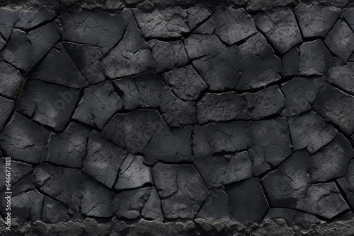 charcoal close up black tar cracked architectural interior background wall texture pattern seamless © Aldis