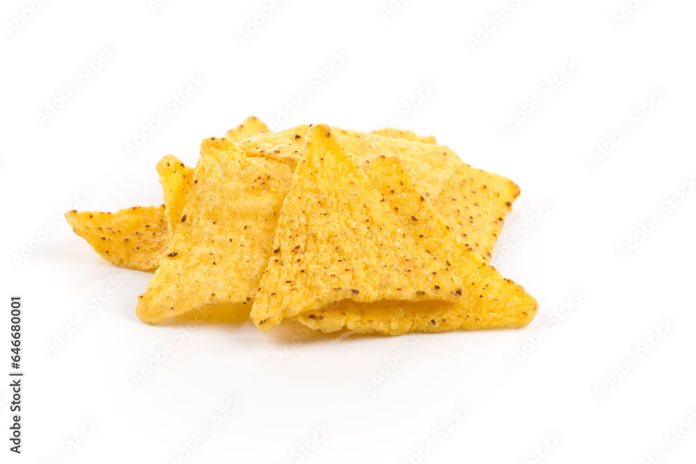Salted corn snack nachos chips Salted corn snack nachos chips