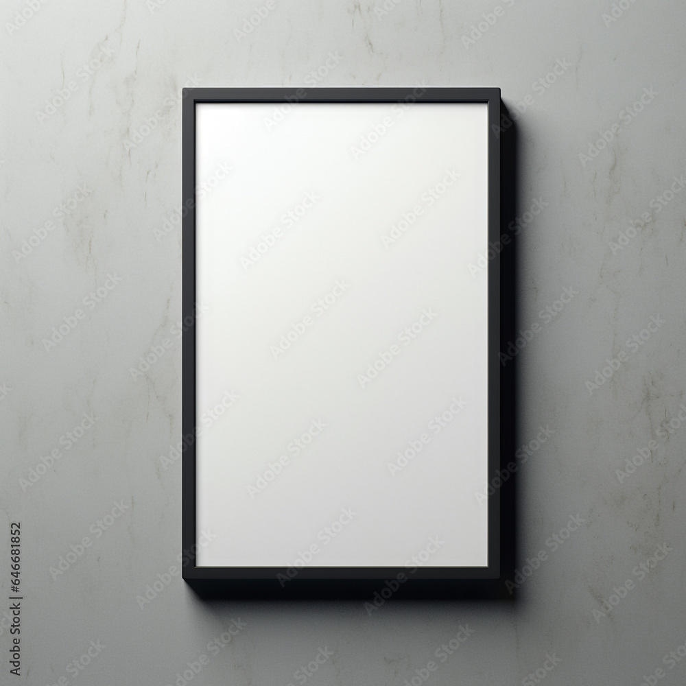 white frame on wall white frame on wall