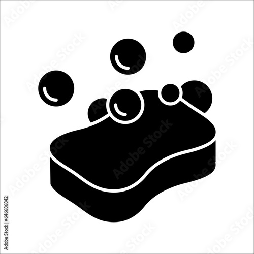 Soap Vector Line Icon. Contains such Icons as shower gel, foam, bathroom, hygiene, vector illustration on white background