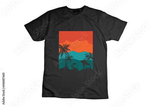 summer surfing t shirt