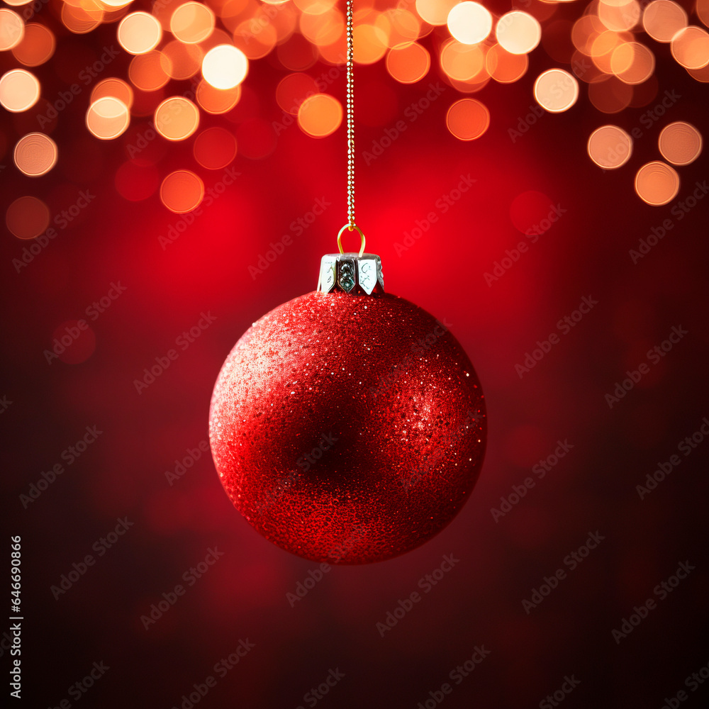 Fototapeta premium christmas background with balls