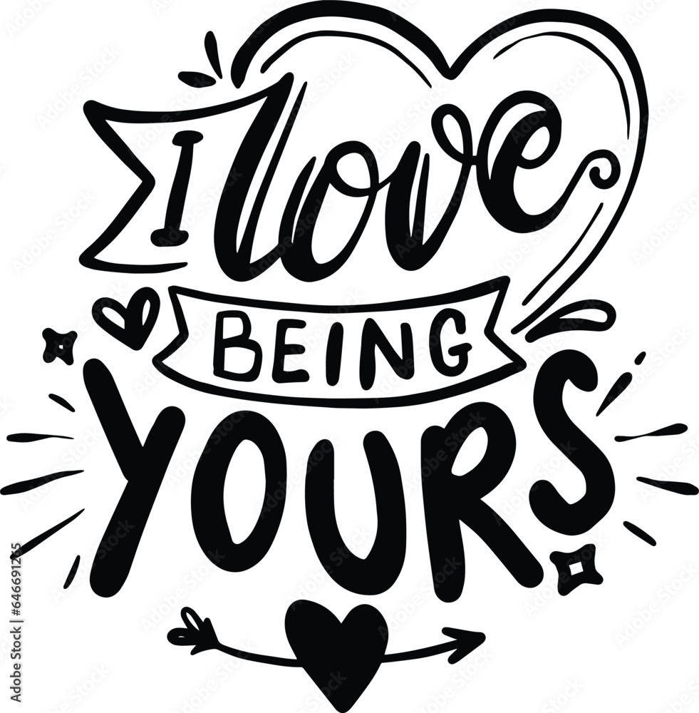 Romantic quote for Valentines day cards and prints. Romantic quote for Valentines day cards and prints.