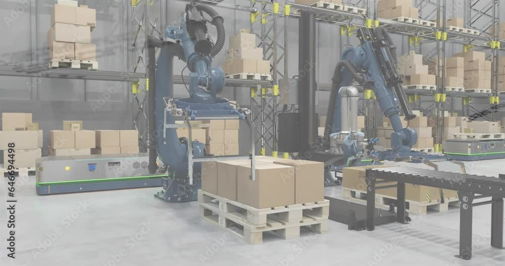 Animation of statistics and financial data processing over warehouse Animation of statistics and financial data processing over warehouse