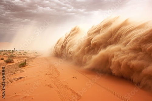 dust storm.