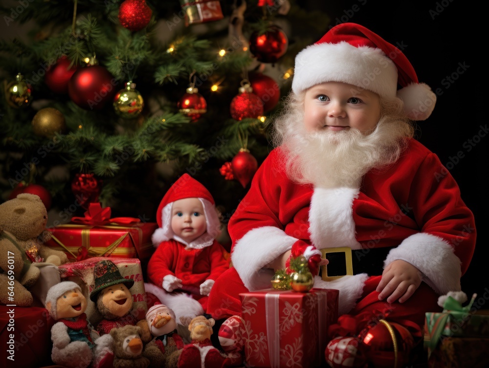 santa claus with gifts santa claus with gifts