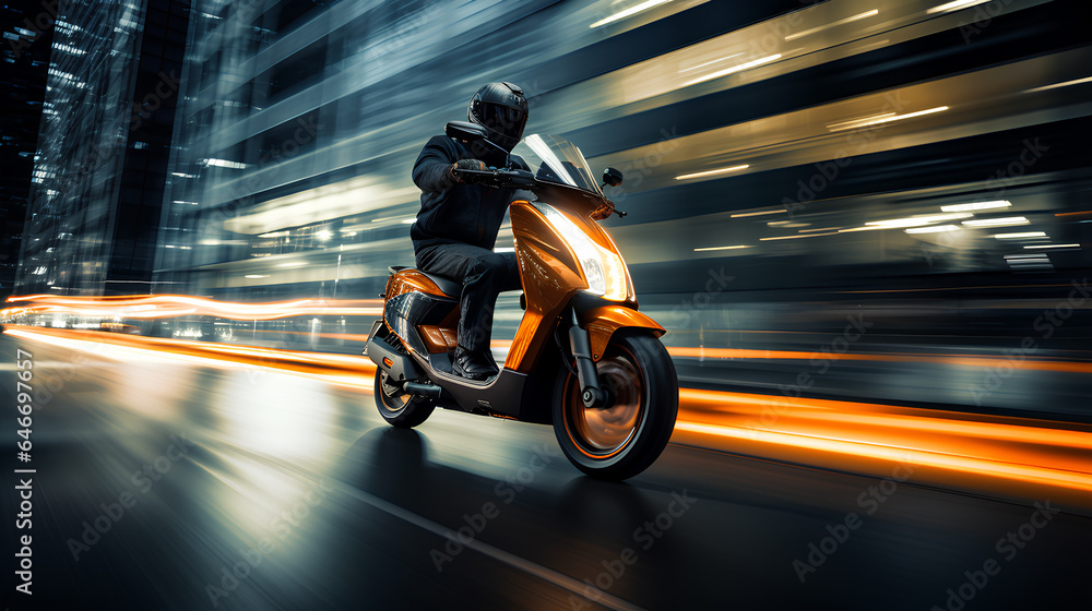 Photos on the concept of the electric motorcycle
