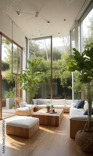 modern living room, futuristic modern room, living room interior, futuristic house
