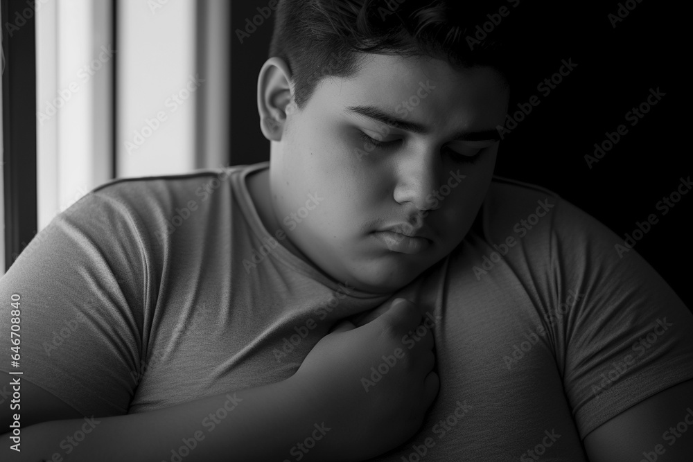 Ill man suffering with heart disease symptoms
Ill man suffering with heart disease symptoms