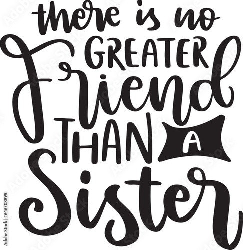Sister Quotes, Inspirational quote baby shower card, invitation, banner. Kids calligraphy background, lettering typography poster.