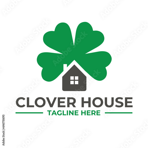 clover with house or home