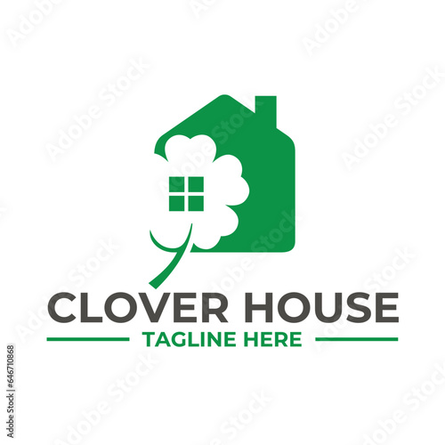 clover with house or home
